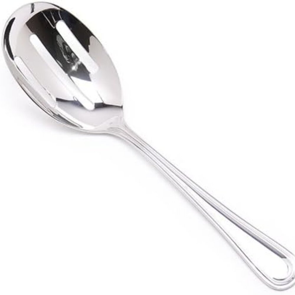 Edgeworth RE-114 Buffet Serving Spoon Slotted, Solid Handle, 2 Spoons